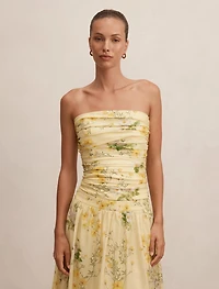 Palmer Gathered Strapless Top