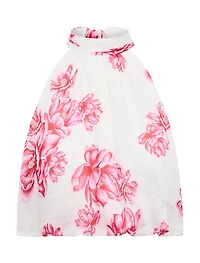 Maisie Petite Halter Tie Up Top