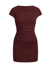 Vivianna Mesh Overlay Mini Dress