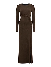 Farrah Glitter Draped Maxi