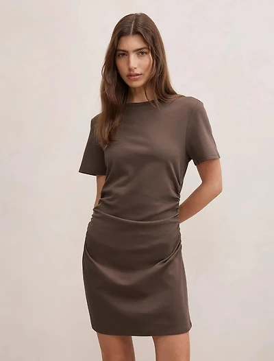 Eloise Cinched T-Shirt Mini Dress