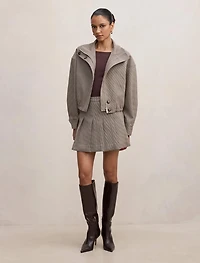 Hazel Petite Funnel Neck Jacket