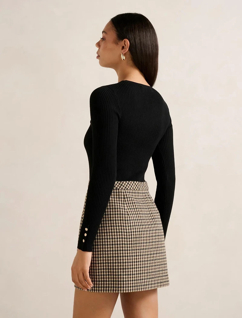 Aisha 2-in-1 Knit Mini Dress