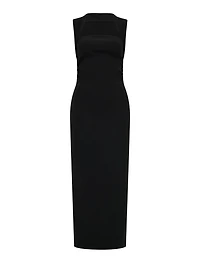 Rose Bodycon Midi Dress