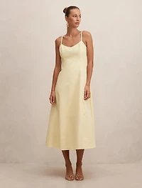 Tiffany Embroidery Sequin Midi