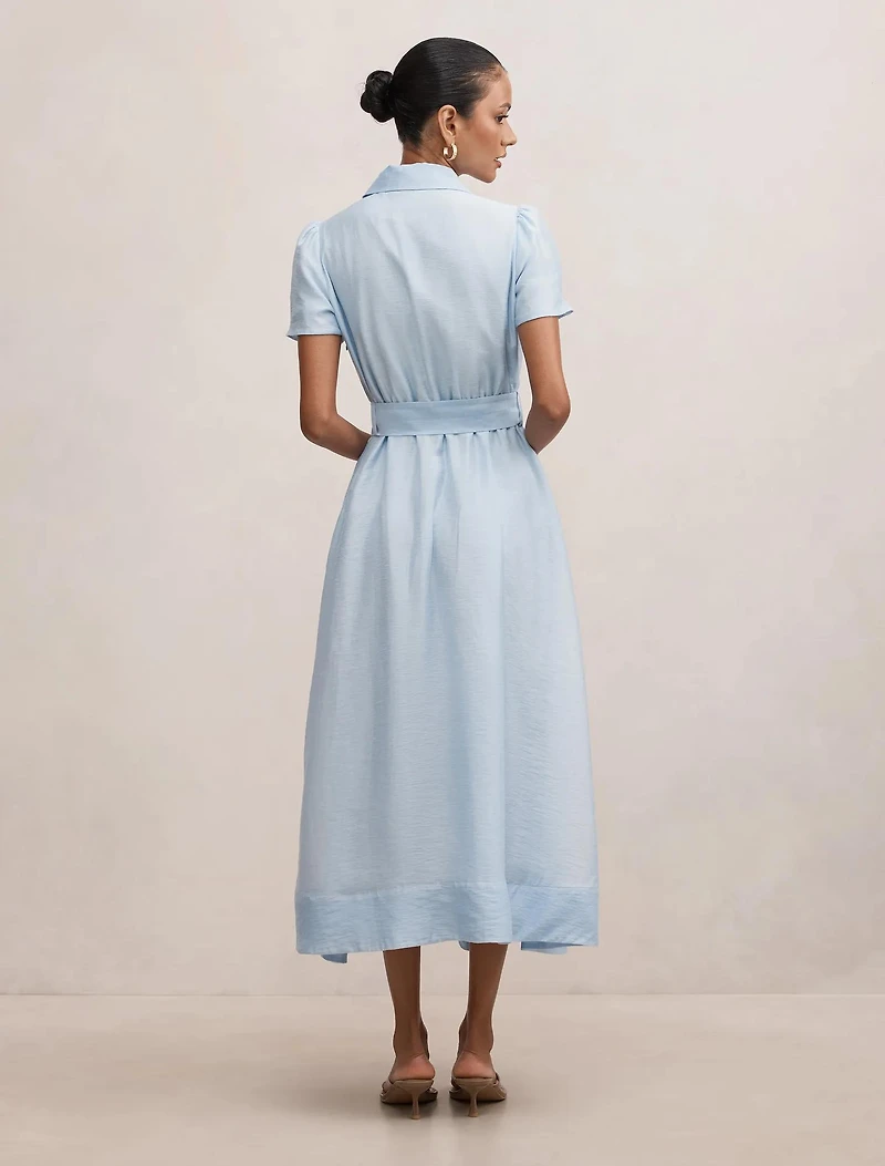 Avery Petite Short Sleeve Midi