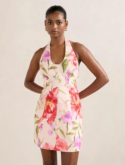 Esther Petite U-Neck Mini Dress