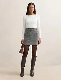Sabina 2-in-1 Knit Mini Dress