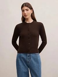 Haisley Merino Blend Knit Cardigan