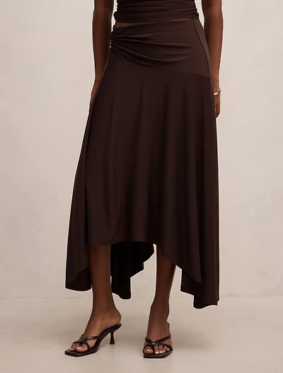 Ariel Petite Godet Hanky Hem Skirt
