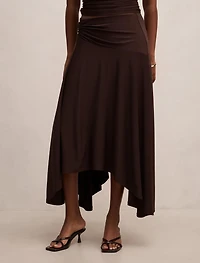 Ariel Petite Godet Hanky Hem Skirt