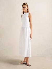 Felicity Asymmetric 2-in-1 Midi Dress