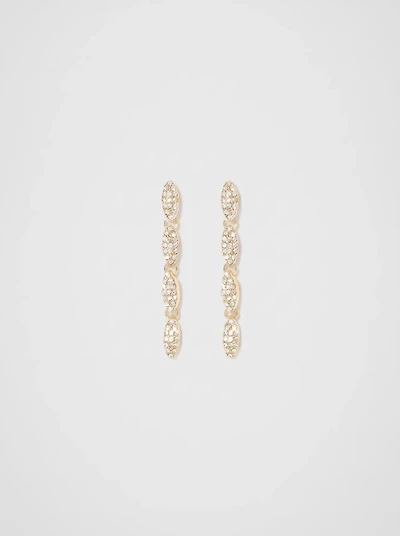 Polly Pave Drop Earring