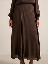 Preslee Godet Midi Skirt