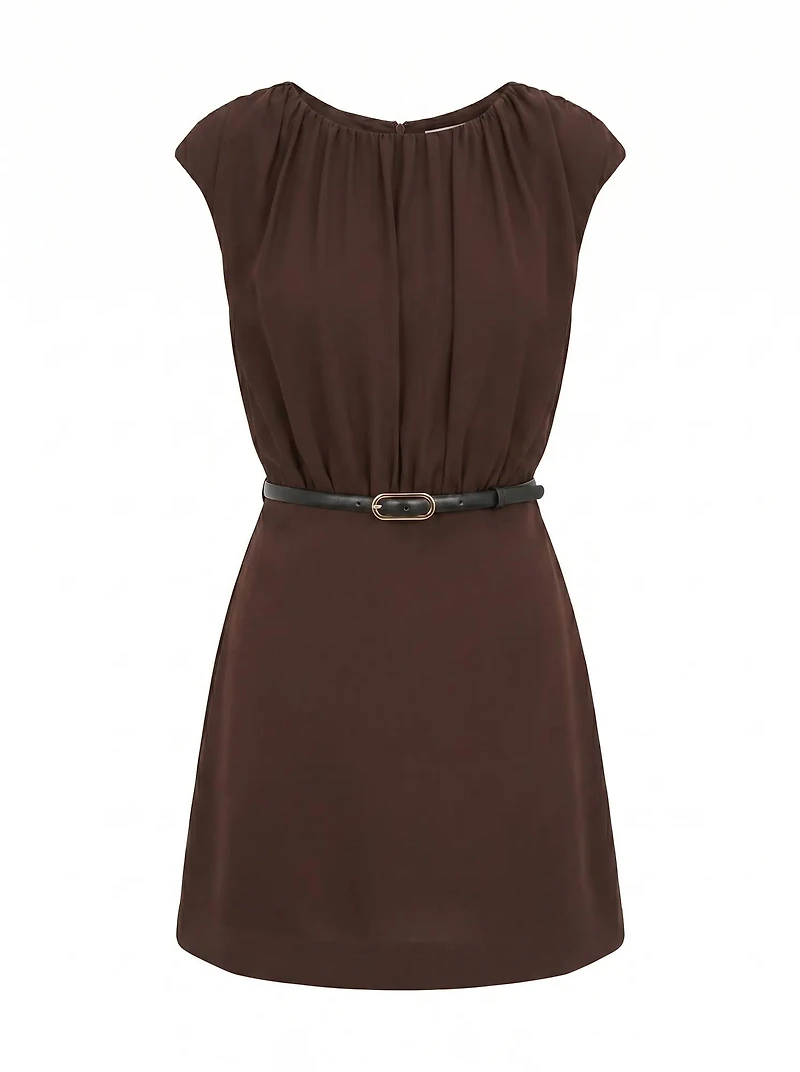 Quinn Gathered Bodice Mini Dress