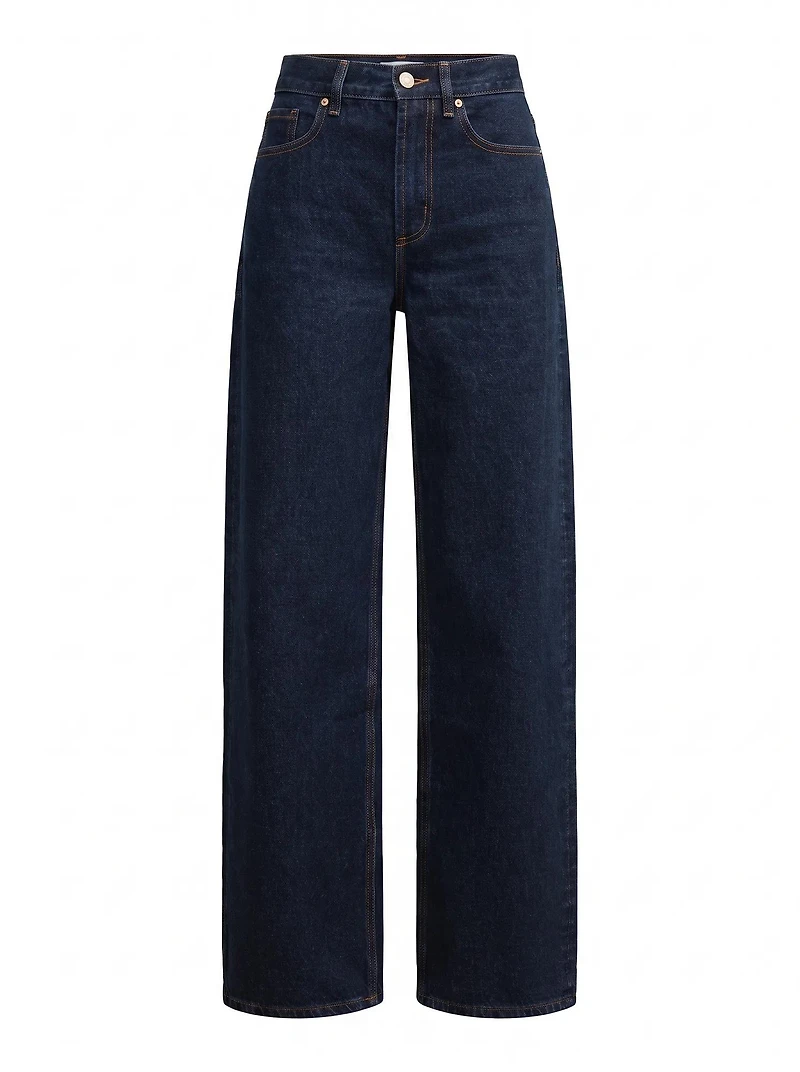 Emma Mid Rise Barrel Jean