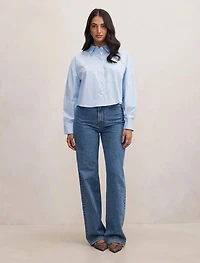 Dom Cotton Cropped Shirt