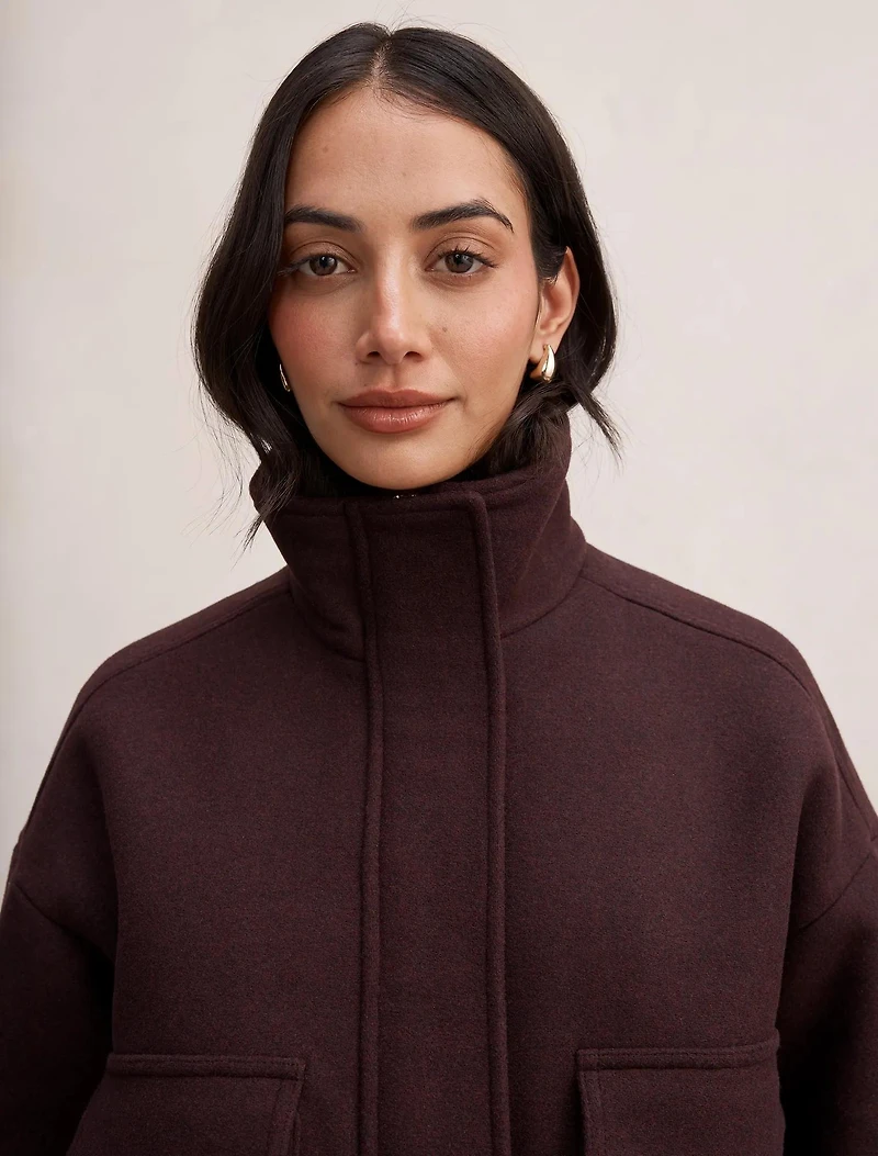 Quinn Funnel Neck Jacket
