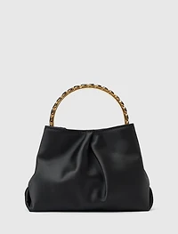 Juniper Jewel Handle Soft Clutch