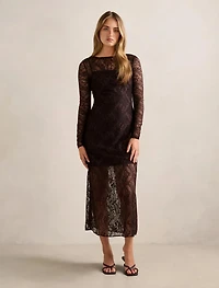 Alora Lace Midi Dress