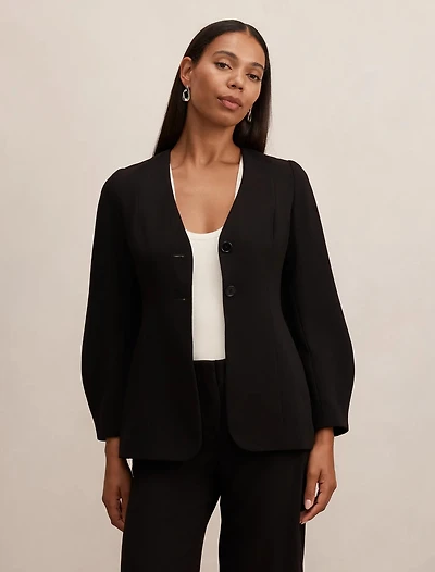 Lizzie Collarless Blazer