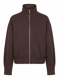 Jenna Twill Funnel Neck Jacket