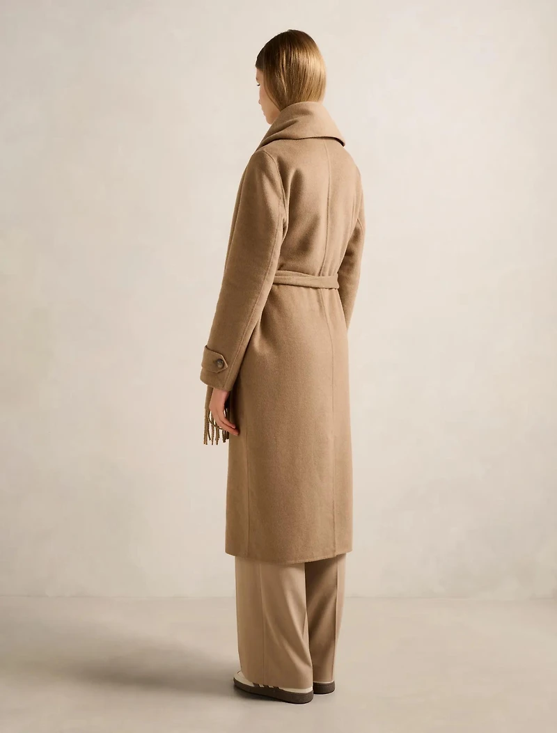 Saige Felled Scarf Coat