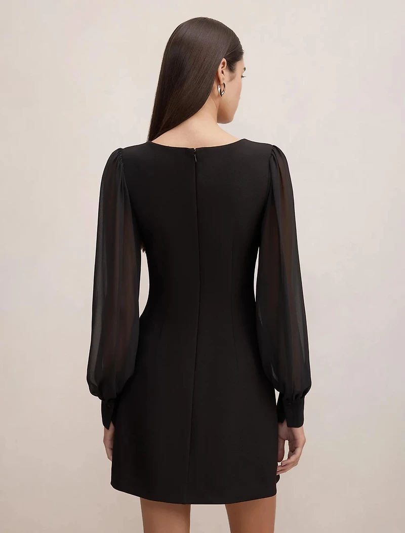 Twiggy Long Sleeve Button Mini