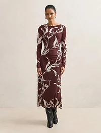 Ally Petite Long Sleeve Midi