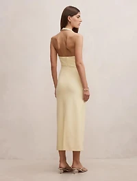 Georgie Halter Ruched Bodycon Dress