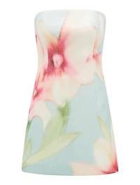 Ria Strapless Sequin Mini Dress