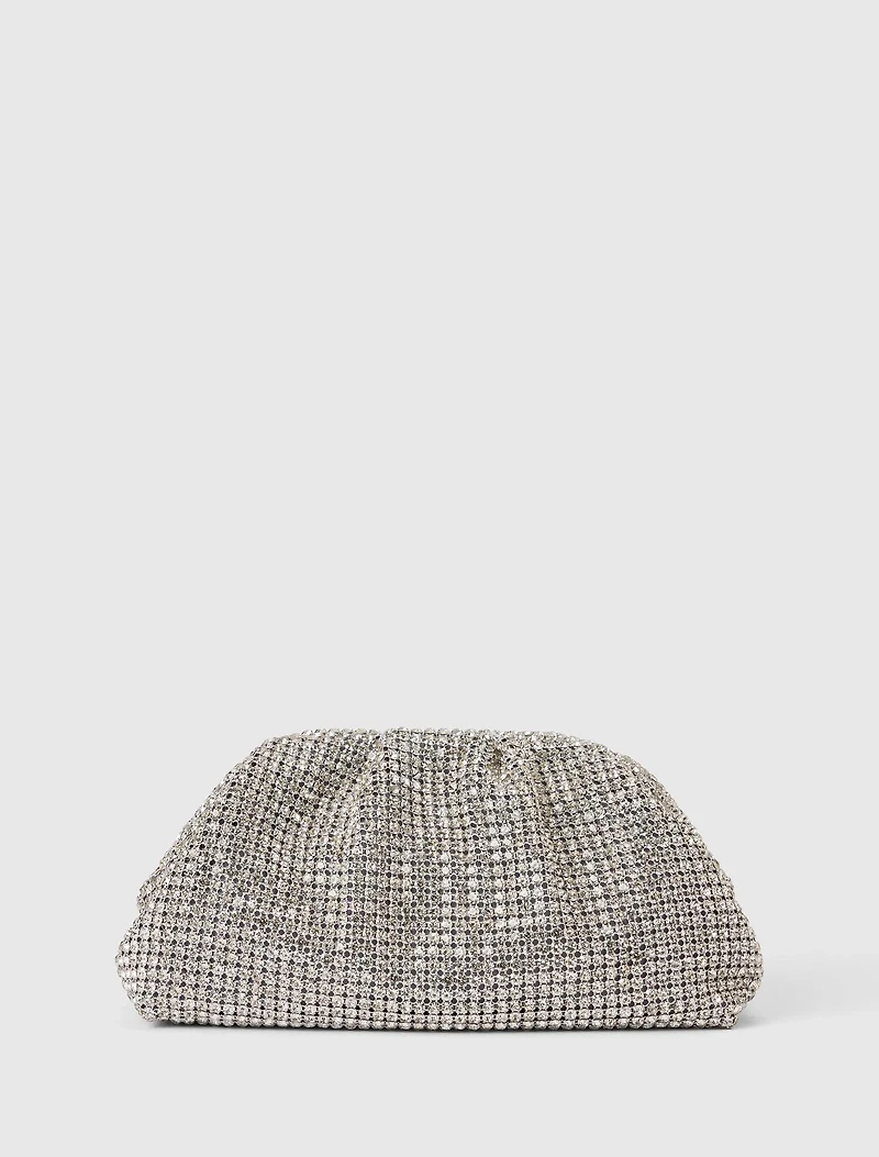 Ariel Soft Shiny Clutch