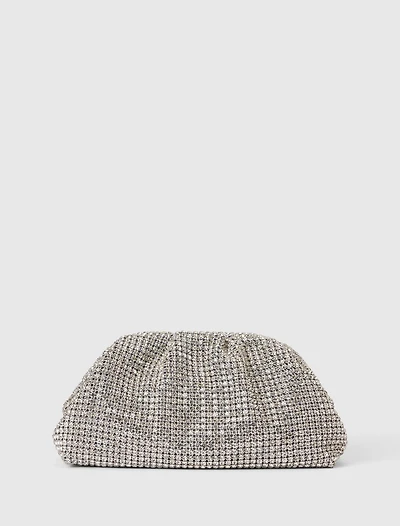 Ariel Soft Shiny Clutch