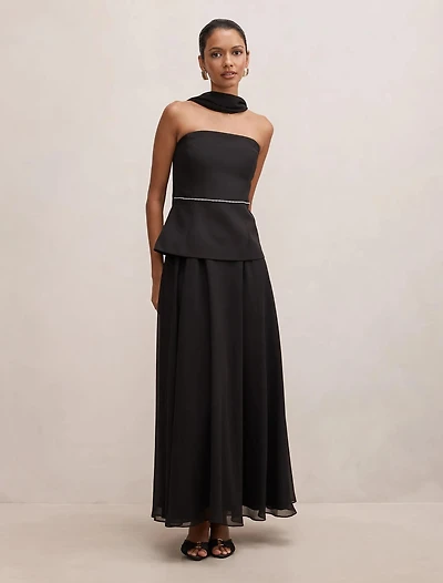 Laney Petite Corset Maxi Dress