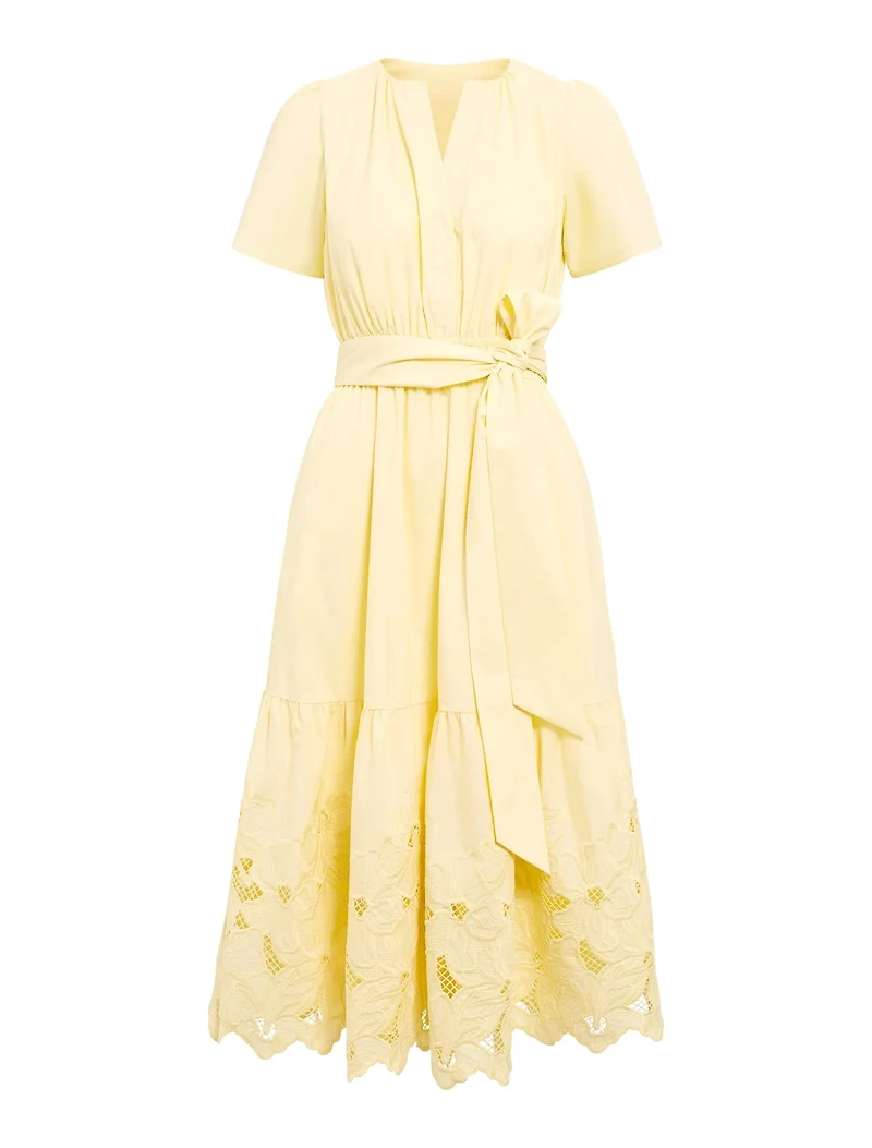 Charlotte Petite Embroidered Midi