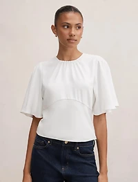 Kirsten Flutter Sleeve Top