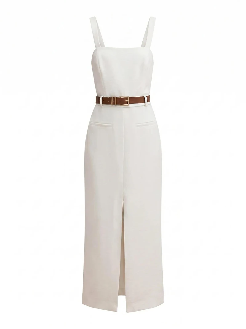 Sara Petite Tailored Column Midi