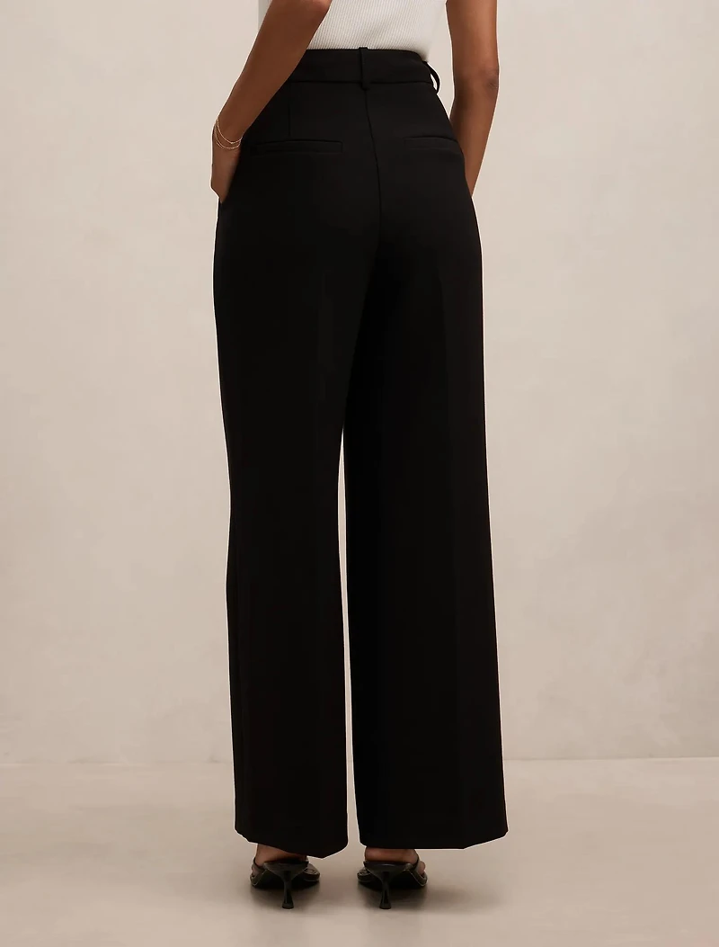 Eva Petite Pleat Wide Leg Pant