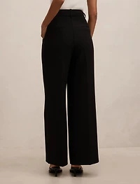 Eva Petite Pleat Wide Leg Pant
