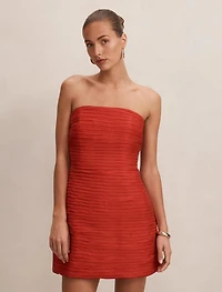 Sasha Strapless Ruched Mini Dress