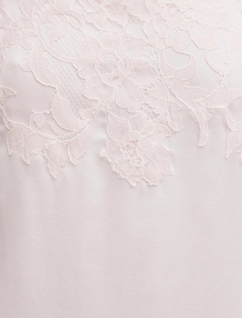 Haven Lace Trim Mini Dress