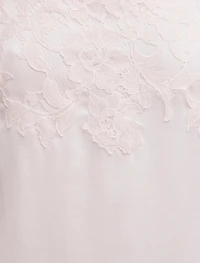 Haven Lace Trim Mini Dress