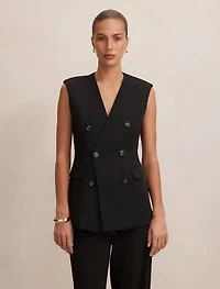 Myra Sleeveless Blazer