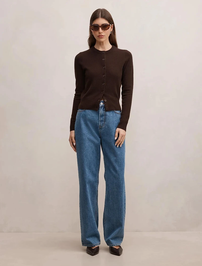 Haisley Merino Blend Knit Cardigan