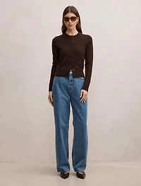 Haisley Merino Blend Knit Cardigan
