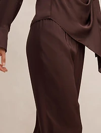 Maude Satin Wide Leg Pant