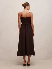 Ariella Woven Mix Midi Dress