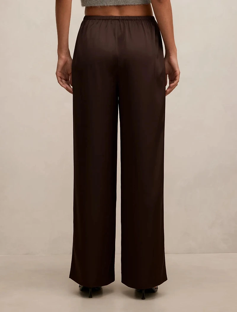 Sara Satin Wide Leg Pant