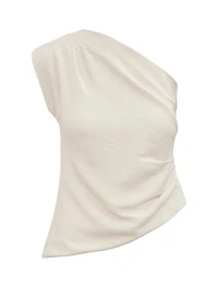 Willow Petite Asymmetrical Tuck Top