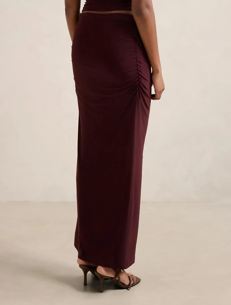 Jazelle Petite Jersey Maxi Skirt